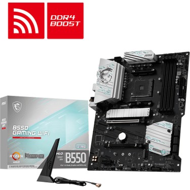 MSI Msı B550 Gamıng Wıfı Am4 Ddr4 4866(OC) HDMI Dp 2x M.2 Fiyatı