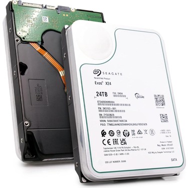 Seagate Exos X24 24TB Kurumsal Sabit Disk HDD Sata 6gb/s Fiyatı