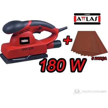 ATTLAS Titreşimli Zımpara 180W 187 x 90 mm Kum Gücü ile Fiyatı