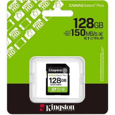 Kingston SDS3-128GB 128GB Sdxc Canvas Select Plus Gen3 Fiyatı