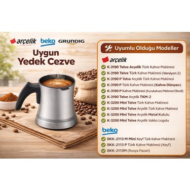 Beko Oem - Bkk 2113 Kahve Makinesi Pişirme Haznesi - Cezve - Fiyatı