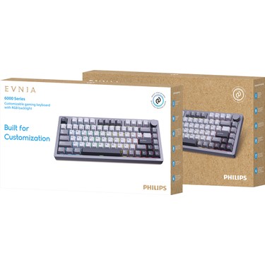 Philips EVNIA SPK8618 Mekanik RGB 81 Tuş USB/Bluetooth/2.4G Fiyatı