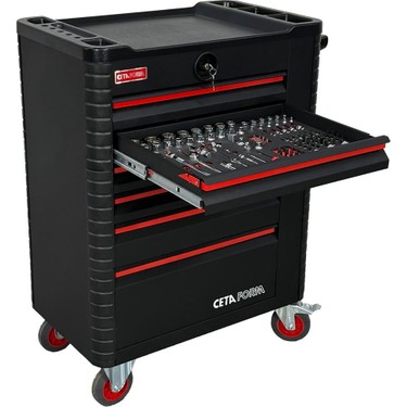 Ceta Form Gt-Max 232 Parça Dolu Takım Arabası 6 Çekmeceli Fiyatı