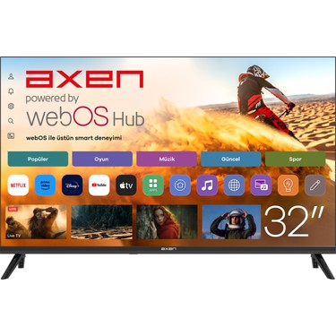 Axen AX32HMLN-W02S 32'' 81 Ekran Uydu Alıcılı HD Ready Fiyatı Axen AX32HMLN-W02S 32'' 81 Ekran Uydu Alıcılı HD Ready Fiyatı