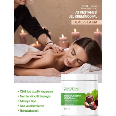Zinderm Biberli Balsam Masaj Jeli Kremi 500 ml ve At Fiyatı