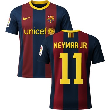 Neymar Jr Nostalji Bordo Barcelona 2011 London Şampiyonlar Fiyatı