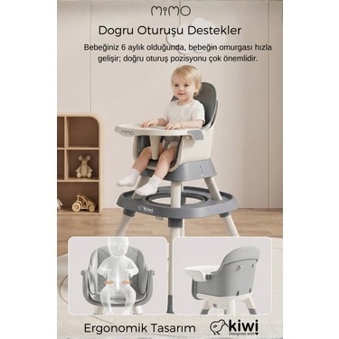 Kiwi Mimo 12'si 1 Arada Çok Fonksiyonlu Mama Sandalyesi – Fiyatı