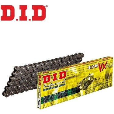 DID 428VX Çelik X-Ring Zincir - 128 Bakla Fiyatı