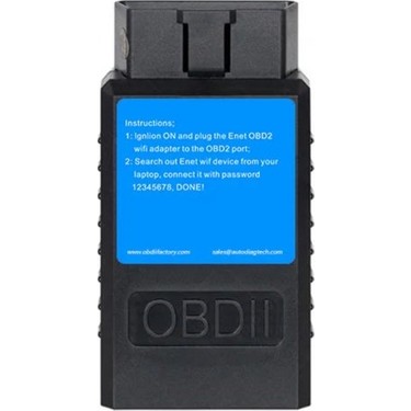 Yektek Bmw Enet Wifi & Ethernet Obd2 Adaptörü | F/g/ı Serisi Fiyatı