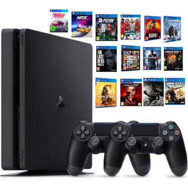 Sony Ps4 Slim 1 Tb 2 Adet Orjinal Dualshock 4 17 Adet Fiyatı