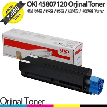 OKI 45807102 (Yield: 3000 Pages) Black Toner Cartridge - View #6