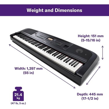 Yamaha DGX-670B Siyah Dijital Taşınabilir Grand Piyano 88 Fiyatı