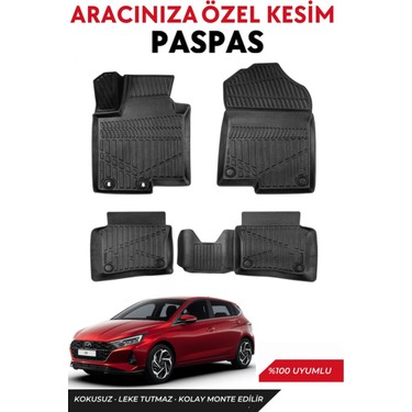 Hyundai I20 2024 Model Araca Özel Havuzlu Paspas Takım Fiyatı
