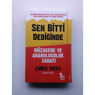 Sol Yayınları Sen Bitti Dediğinde : Müzakere ve Arabuluculuk Kitabı