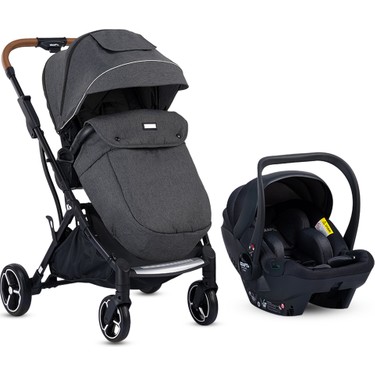 Kraft Juno I-Size Travel Sistem Bebek Arabası Koyu Gri Fiyatı