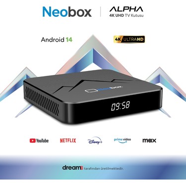 Dreamstar Neobox Alpha 4K UHD Tv Box| 2 GB Ram| 16 GB Hafıza Fiyatı