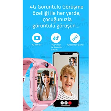SmartBerry Z34 Görüntülü Görüşme Gps Wıfı Net Konum Gizli Fiyatı