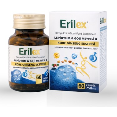 Distilex Erilex® Erkekler İçin Lepidyum, Kore Ginsengi, Goji Fiyatı