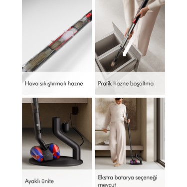 Dyson Pencilvac™ Fluffycones Kablosuz Süpürge Şarjlı Fiyatı