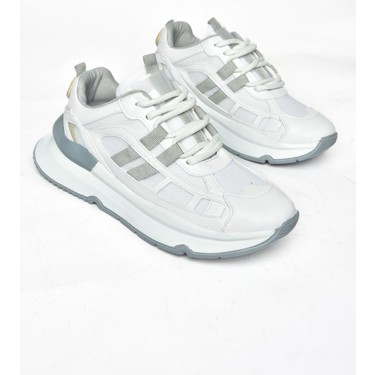 Fox Shoes S973017604 Beyaz/Gri Kumaş Spor Ayakkabı Sneakers Fiyatı