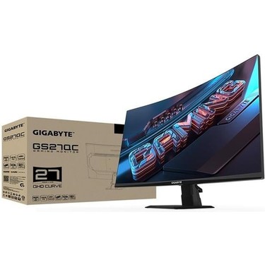GIGABYTE 27 VA GS27QC 1MS 165HZ HDMI-DP KAVISLI GAMING Fiyatı