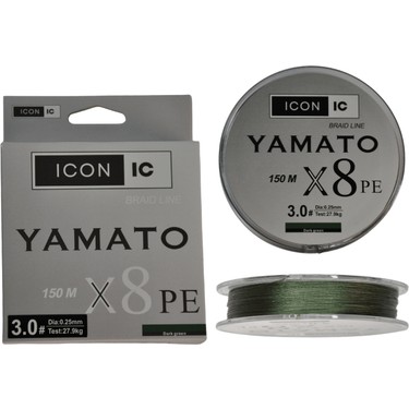 Iconic ICON-IC Yamato 150m X8 Dark Green İp Misina Fiyatı