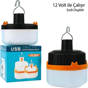 Powermaster HT-A11 12 Volt Siyah LED Lamba Krokodil Maşalı Fiyatı