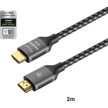 Paugge 2 Metre Ultra Sertifikalı HDMI 2.1b Kablo - 8K60Hz, Fiyatı