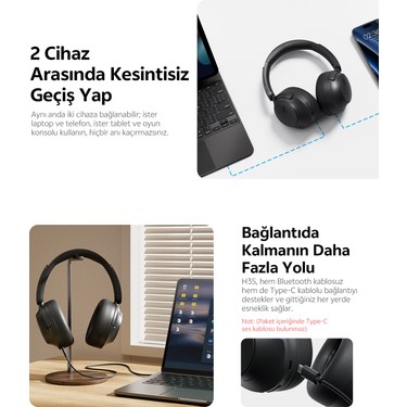 Qcy H3S 6.0 Bluetooth Kulaklık Anc Hi-res Ldac Çift Fiyatı