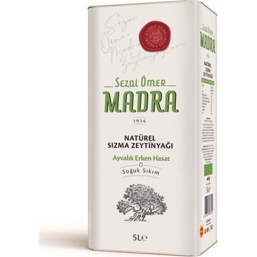 Komili Sezai Ömer Madra 5 Lt Erken Hasat Zeytinyağı Fiyatı