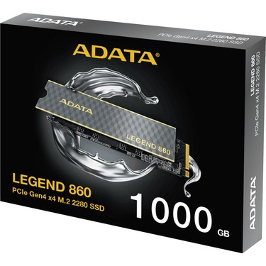 【新品未開封】ADATA M.2SSD LEGEND 860 Gen4 1TB Adata Legend 860 1TB 6000-4000MB PCIe Gen4x4 M.2 NVMe SSD Fiyatı