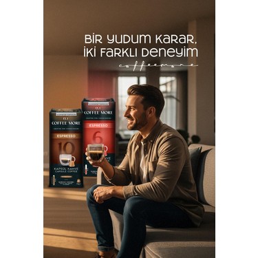 Coffee More Kapsül 2'li Tanışma Paketi 80 Kapsül Fiyatı