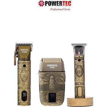 Powertec 3'lü Set TR-8500 Saç Kesim +Tr 1818 Sakal Ense Fiyatı
