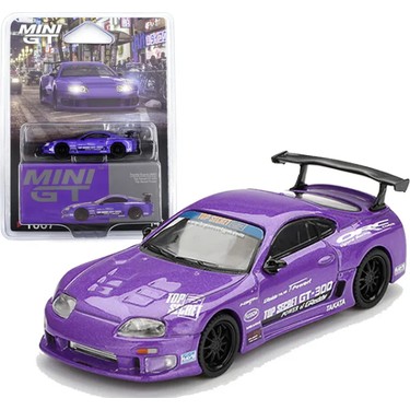 MINI GT トヨタ80スープラ 3台セット Mini Gt 1/64 Toyota Supra (A80) Top Secret GT-300 Top Secret Fiyatı