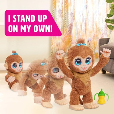 Hasbro Furreal Interaktif Peluş Yavru Maymun Fıstık 40 cm Fiyatı