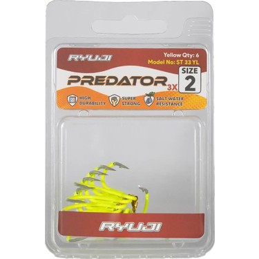 Ryuji Predator ST33 Yellow Üçlü Iğne (6 Adet) Fiyatı