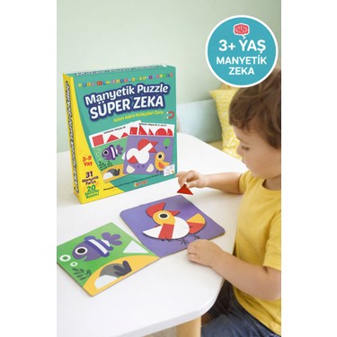 Toyfest Manyetik Puzzle Süper Zeka Oyunu 3+ Yaş Eğitici Fiyatı