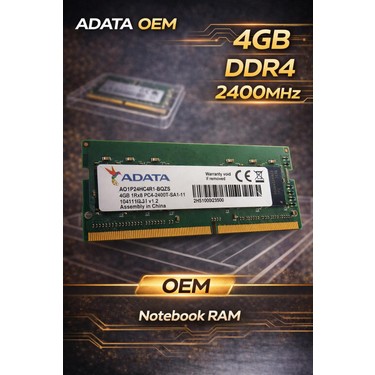 Adata 4gb Ddr4 2400MHZ Notebook Ram Sodımm (Oem) Fiyatı