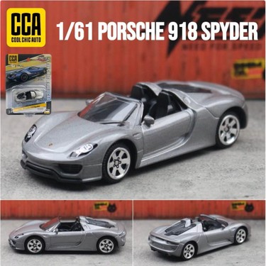 Cca Premium Series Porsche 918 Spyder Gri 1/64 Model Araba Fiyatı