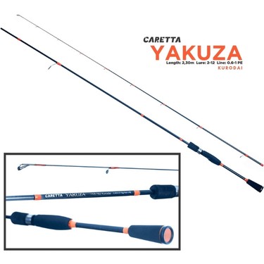 Caretta Yakuza Kurodai 3-18g 2.30m 0.6-1 Pe Fiyatı