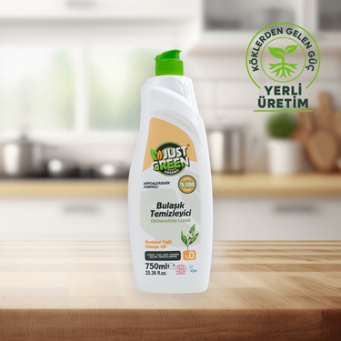 Just Green Organic Bitkisel Elde Bulaşık Deterjanı Portakal Fiyatı