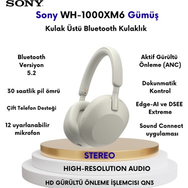 Sony WH-1000XM5 Kablosuz Gürültü Engelleme Özellikli Fiyatı