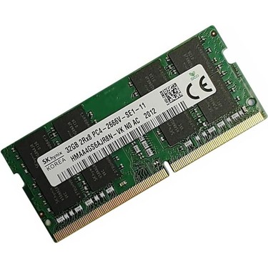 32GB Sk Hynix Ddr4 2666MHZ Ddr4 PC4-2666V-S HMAA4GS6AJR8N-VK Fiyatı