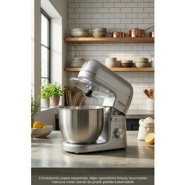 Lorenzo Multichef Stand Mixer 3in1 Hamur Yoğurma Blender Et Fiyatı