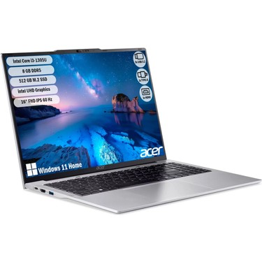 Acer AL16-52P I3-1305U 8 GB 512SSD Uma 16''fhd W11HOME Fiyatı