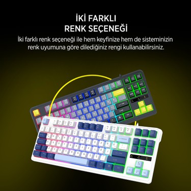 James Donkey JDK87 Rainbow Mekanik Hisli Membran Türkçe Q Fiyatı