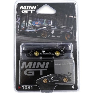 Mini Gt 1081 1/64 Lamborghini Countach Lb-Works Black - Fiyatı