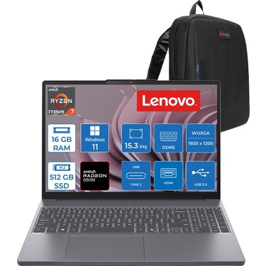 Lenovo Ideapad Slim 3 15ARP10 Amd Ryzen™ 7 7735HS 16GB Ddr5 Fiyatı