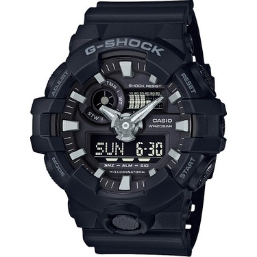 Casio G-Shock Erkek Kol Saati 54 mm Siyah Plastik Kasa Suya Fiyatı