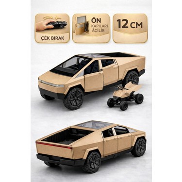 Trust Store Die Cast Çek Bırak Metal Tesla Cybertruck Atv'li Fiyatı